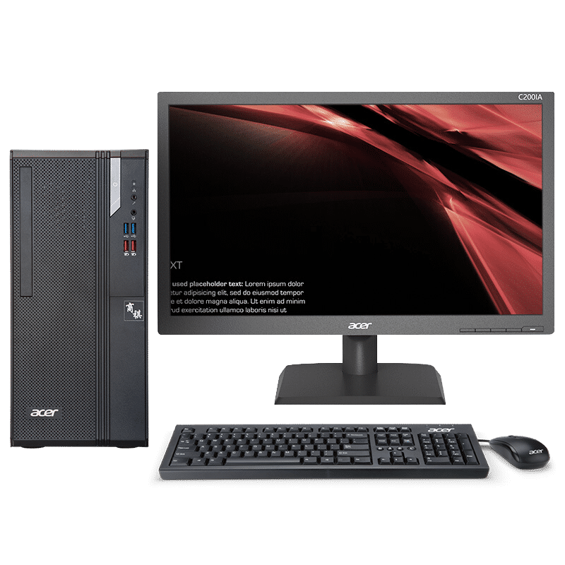 宏碁 侧门把手电脑整机