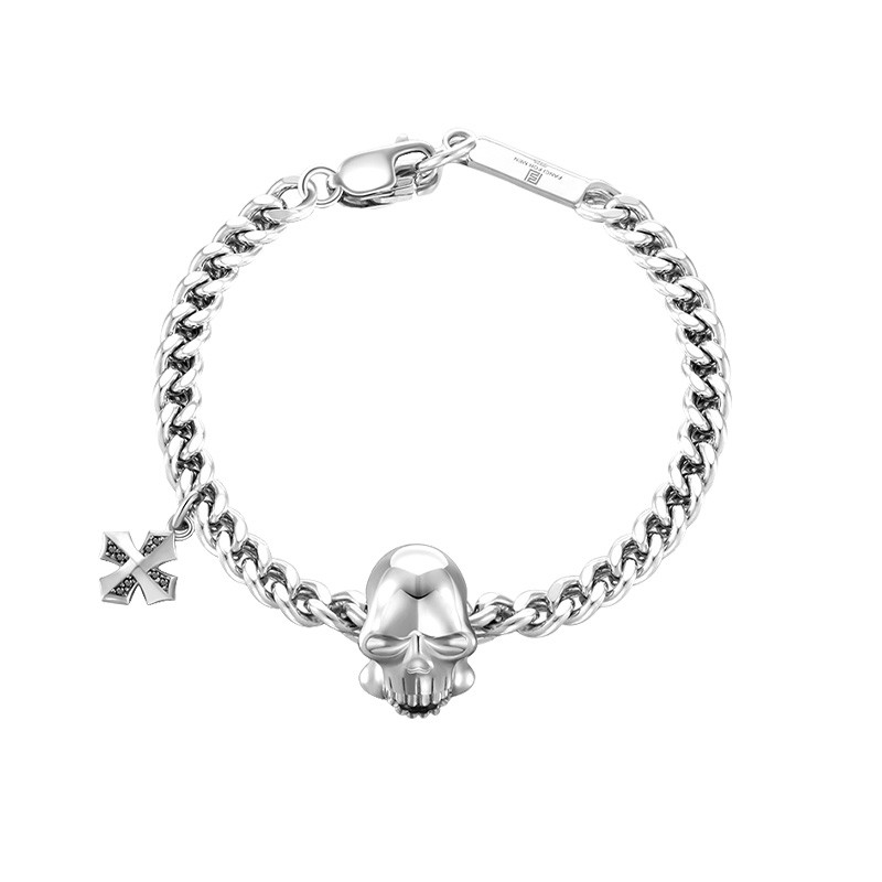 范琦 骷髅头手链