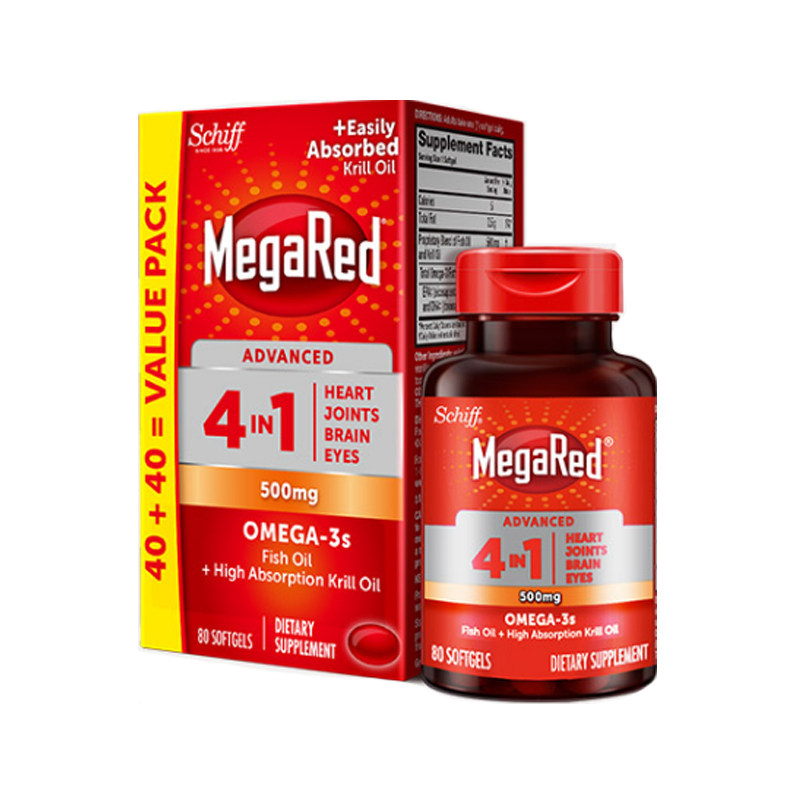 旭福 高含量 磷虾油+鱼油胶囊