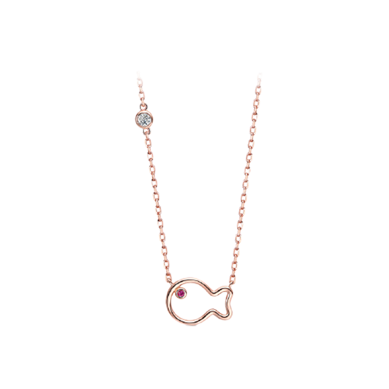 T400 小丑鱼925银项链