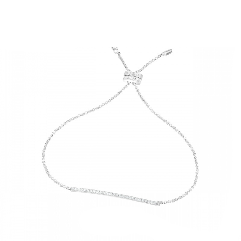 APM 冷淡风锆石银手链