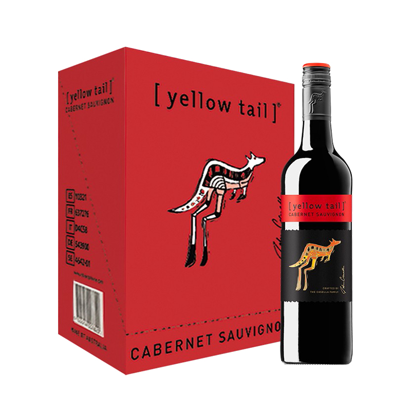 黄尾袋鼠 香甜顺滑 葡萄酒