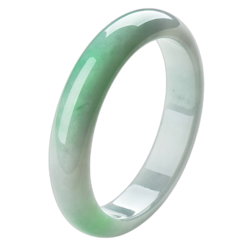 泽心雅玉 色泽亮丽翡翠手镯