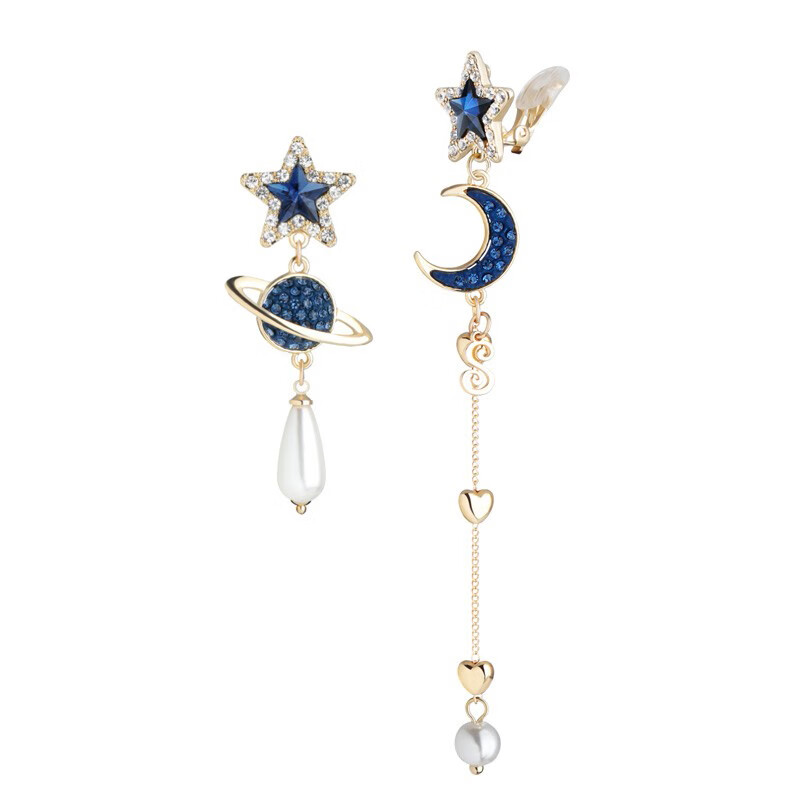 SPECIAL 不对称星月耳饰