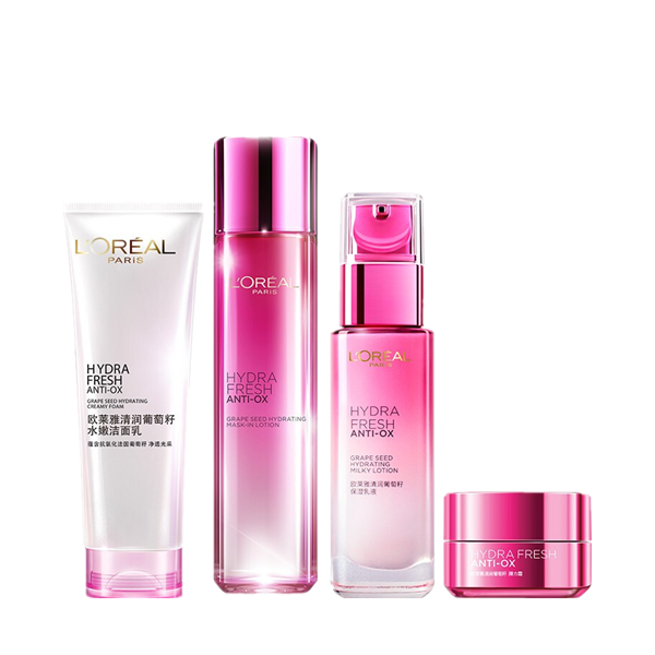 欧莱雅 清润亮肤护肤套装