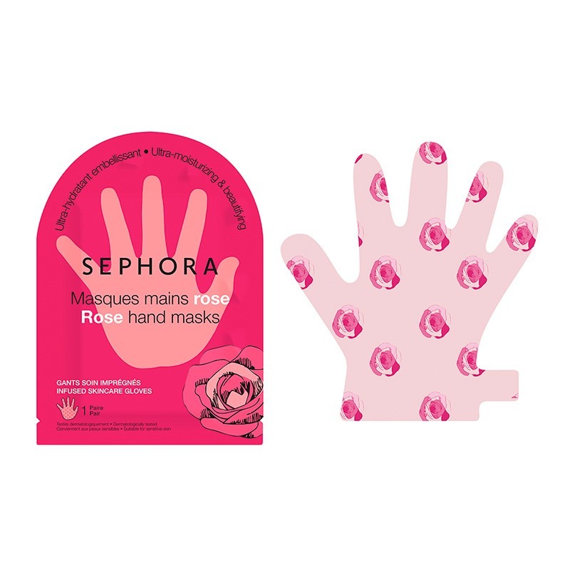 丝芙兰玫瑰保湿手膜