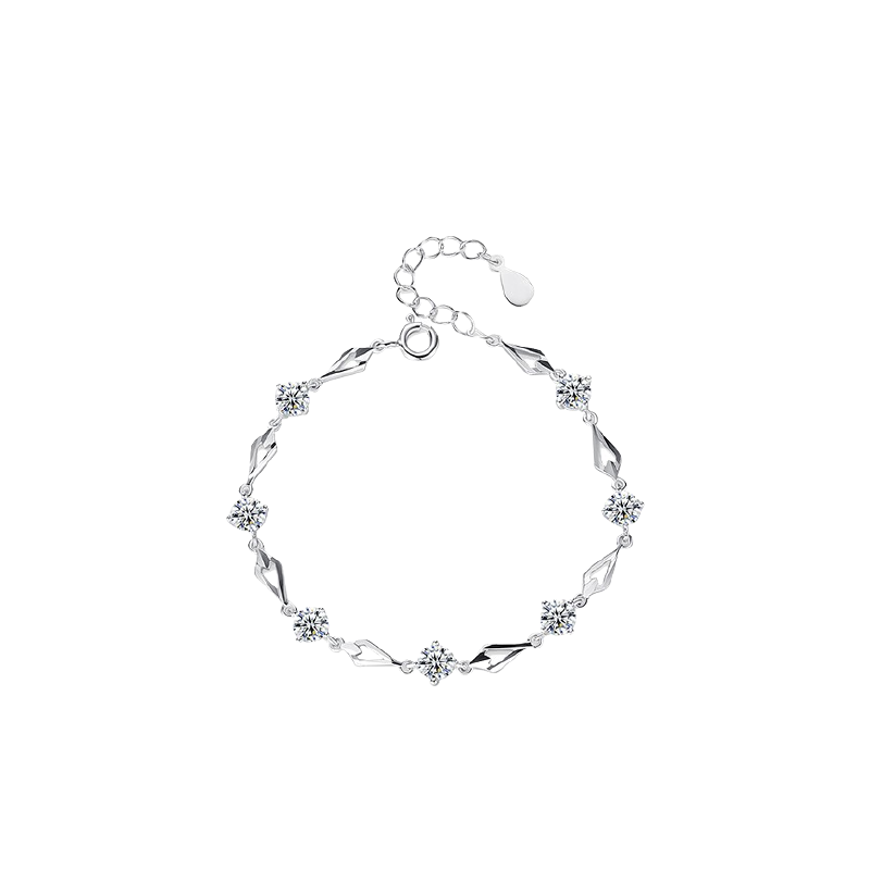 圣雅罗 学生时尚999银手链