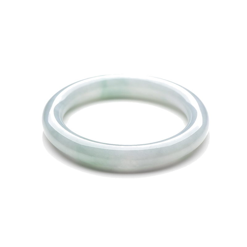 可玉可求 细圆条 翡翠手镯