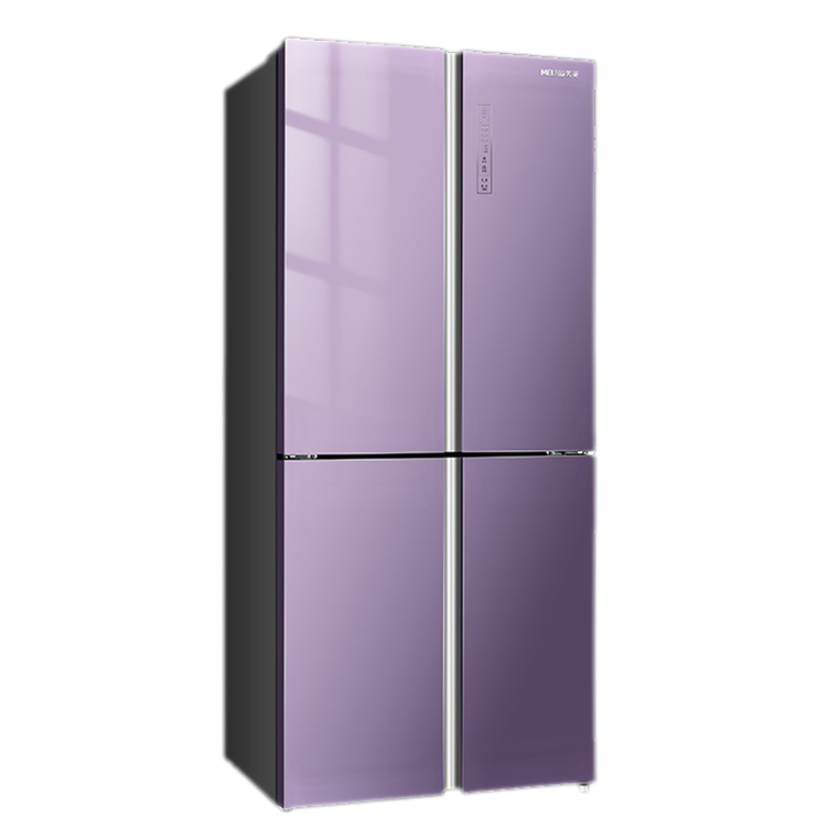 美菱净味彩晶玻璃冰箱