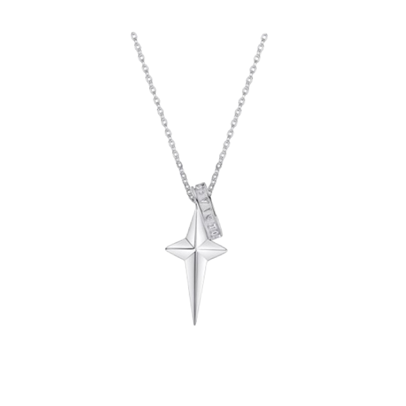 银千惠十字架吊坠项链