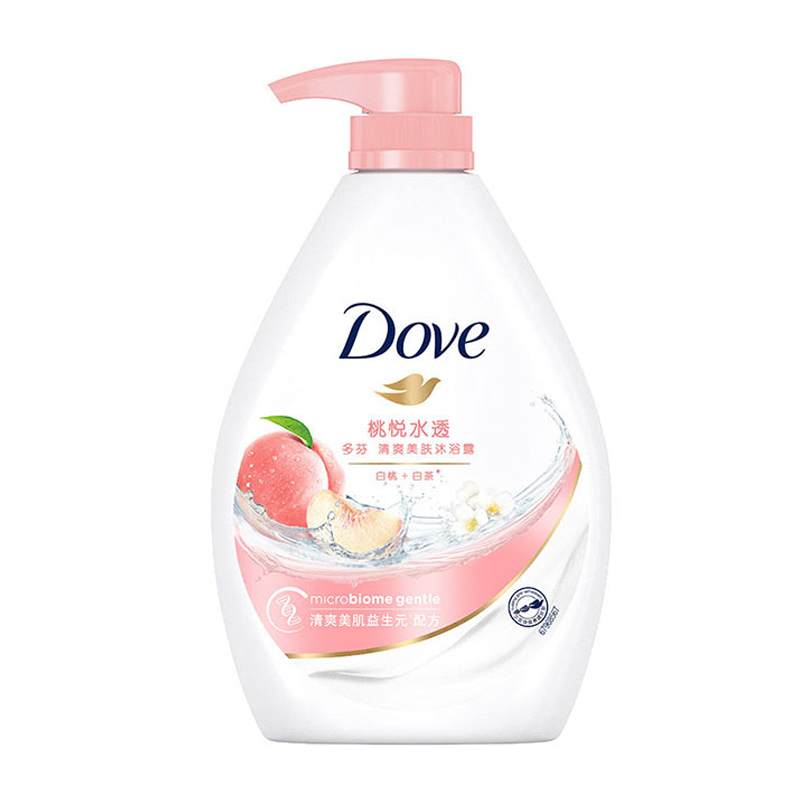 多芬 桃悦水透沐浴露
