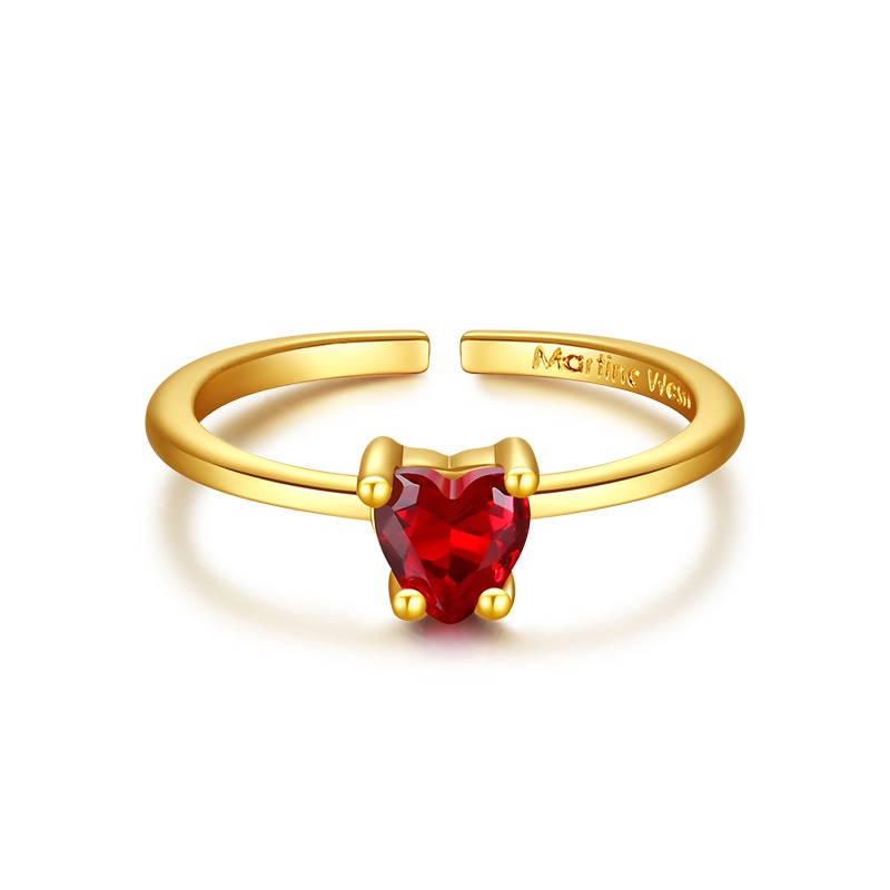 玛汀薇 红心钻饰思戒指