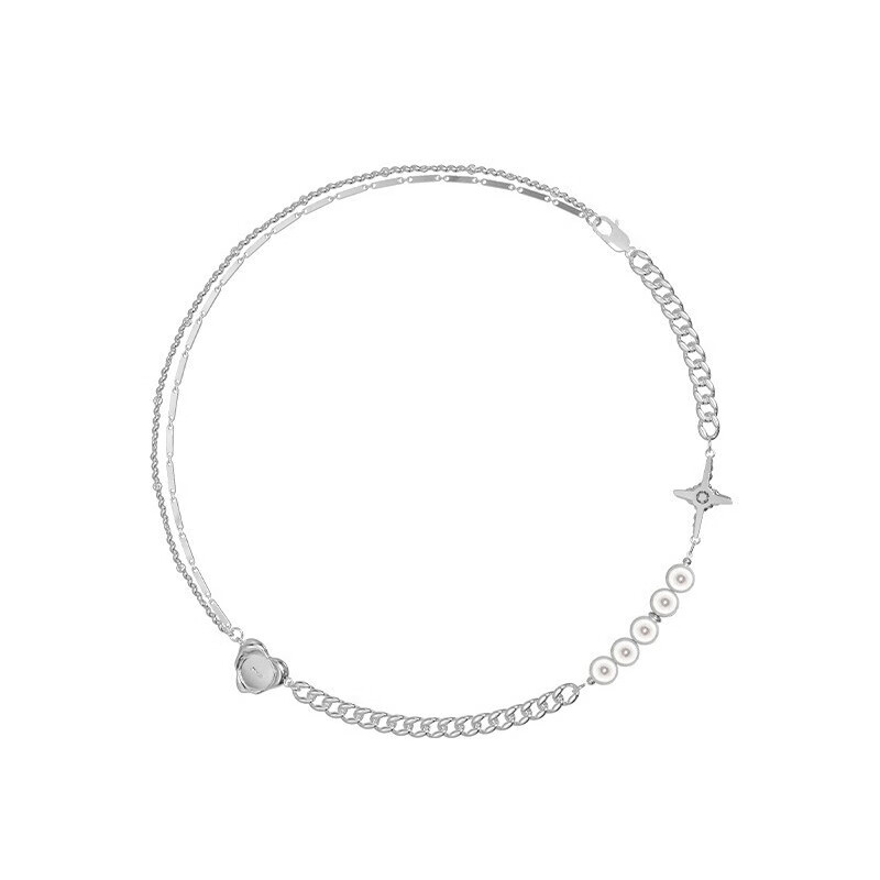 KVK 双链拼接项链