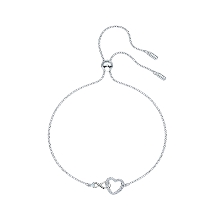 施华洛世奇 镀白金色永恒手链