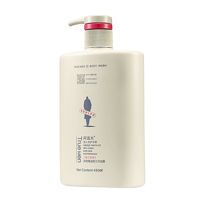 阿道夫 茶树精油男士沐浴露