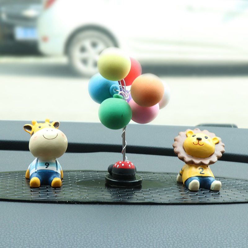 极度空间 小公仔气球车载摆件