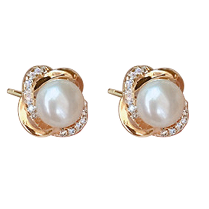 WarmeFarben珍珠耳饰