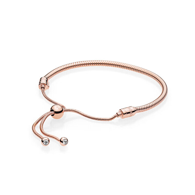 潘多拉 玫瑰金色 手链