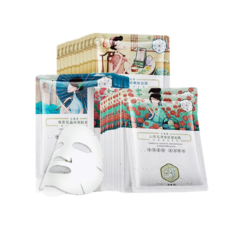 百雀羚 三生花 面膜