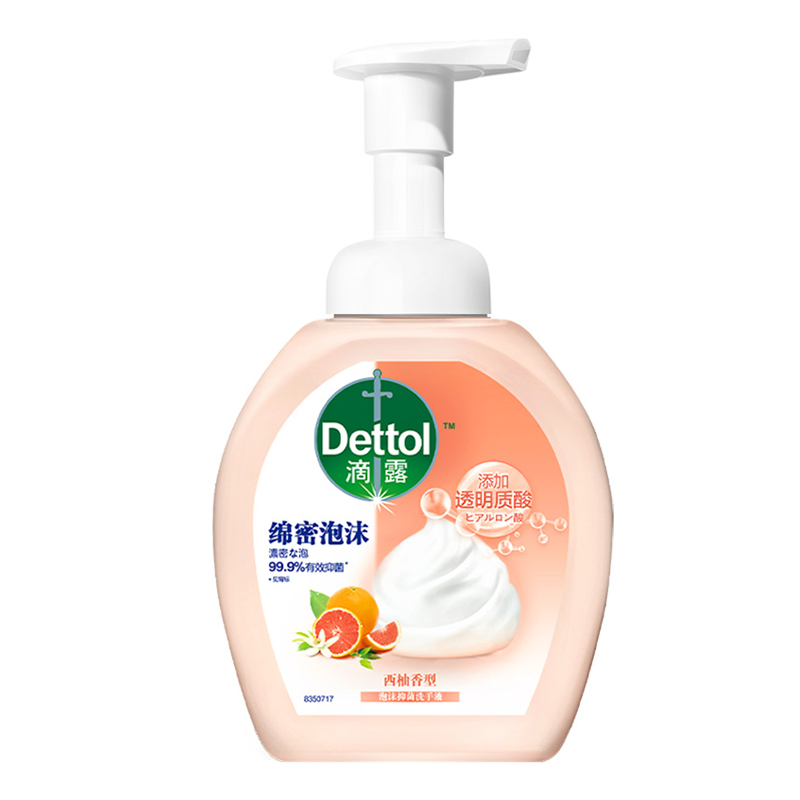 滴露泡沫抑菌洗手液