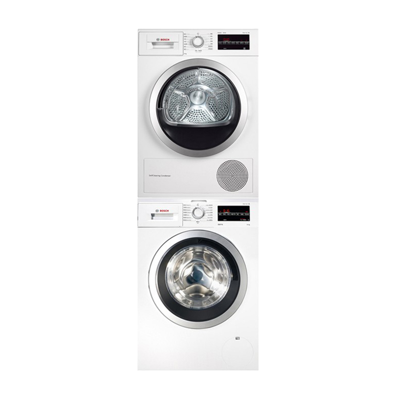 博世大容量滚筒洗烘套装
