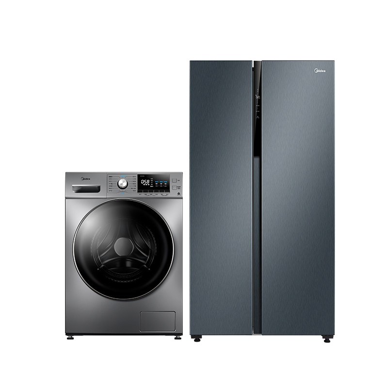 美的双开门风冷冰洗套装