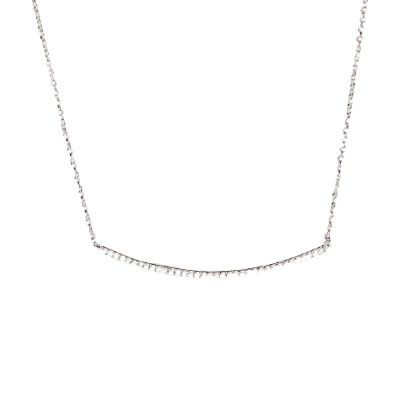 APM 弧形条饰项链