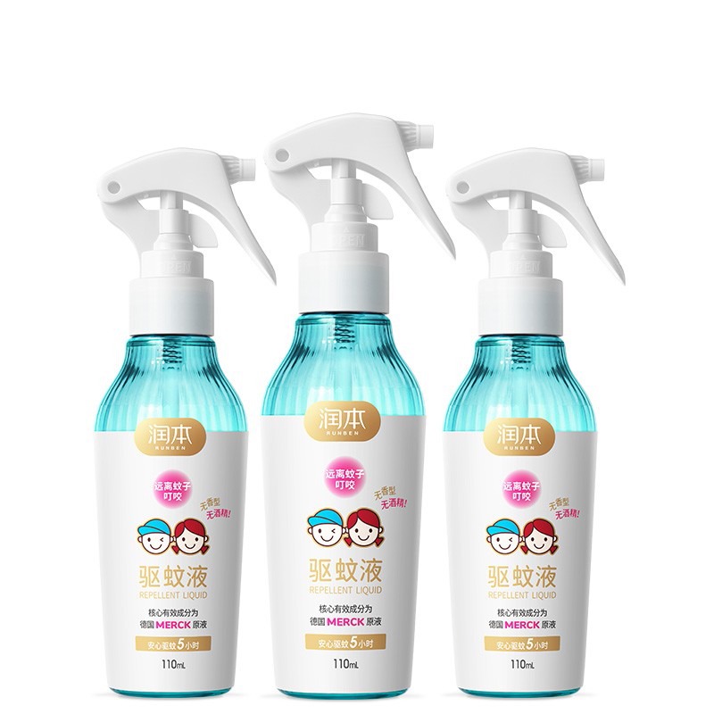 润本防蚊液蚊虫叮咬婴儿花露水
