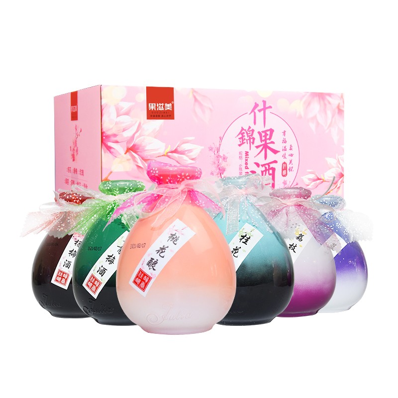 果滋美 礼盒装设计果酒