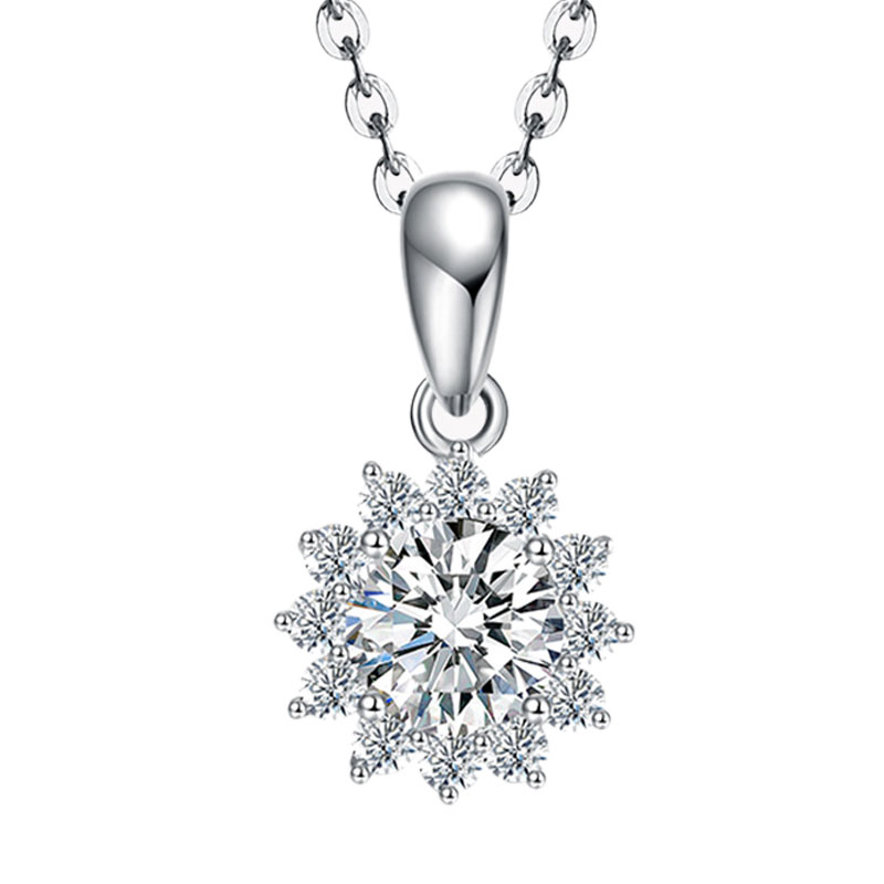 米乐琪 太阳花吊坠项链