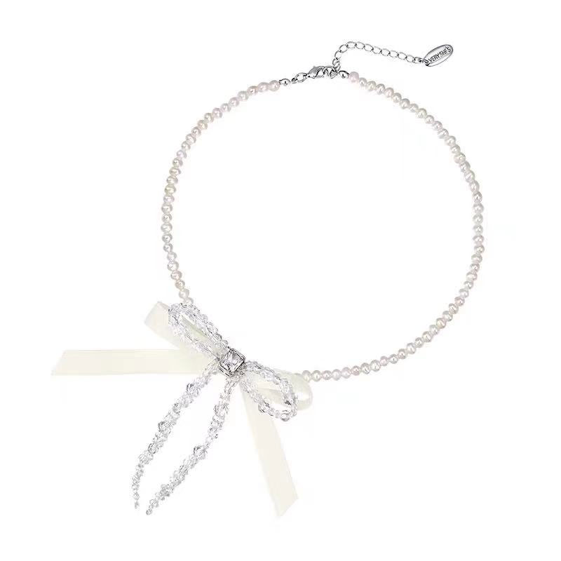 茜子 浪漫蝴蝶结 项链