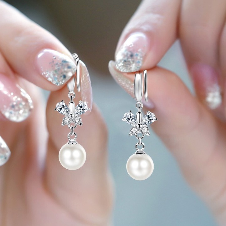 沉鱼落雁 S925银珍珠耳饰