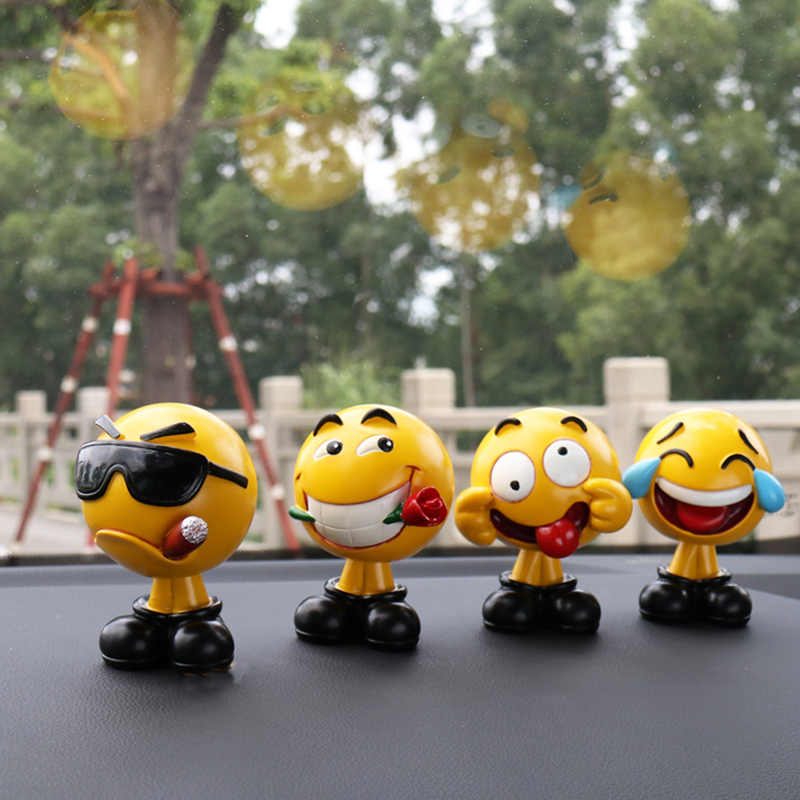 哈虎 摇头公仔车载摆件