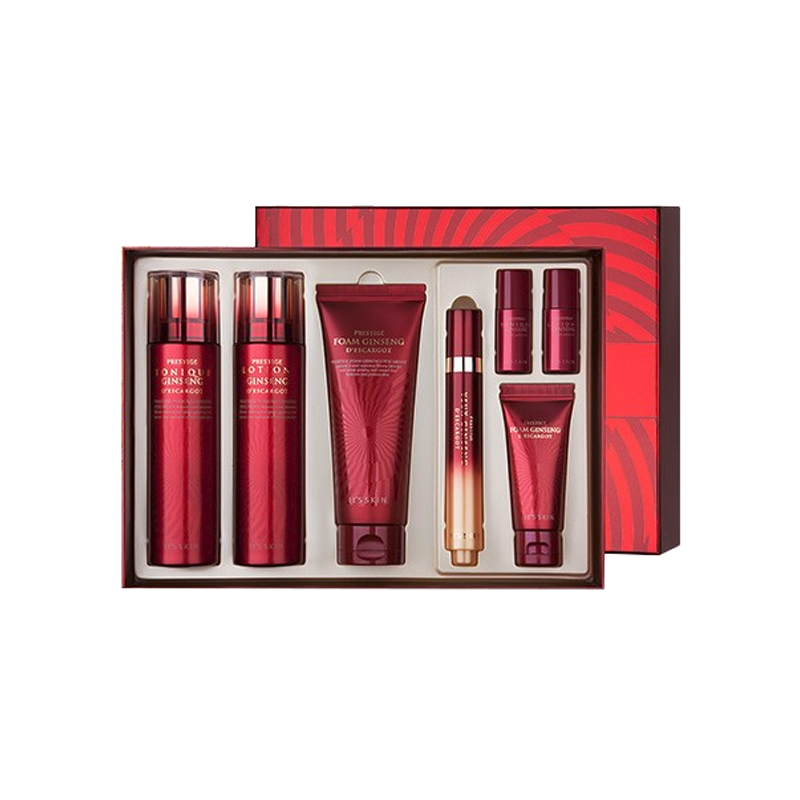 伊思 滋养修护红参护肤套装