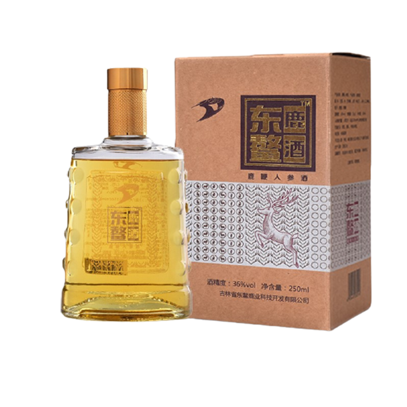 东鳌 鹿鞭人参酒盒装养生酒