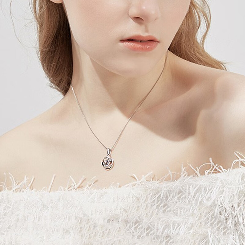 卡蒂罗 925足银锁骨项链