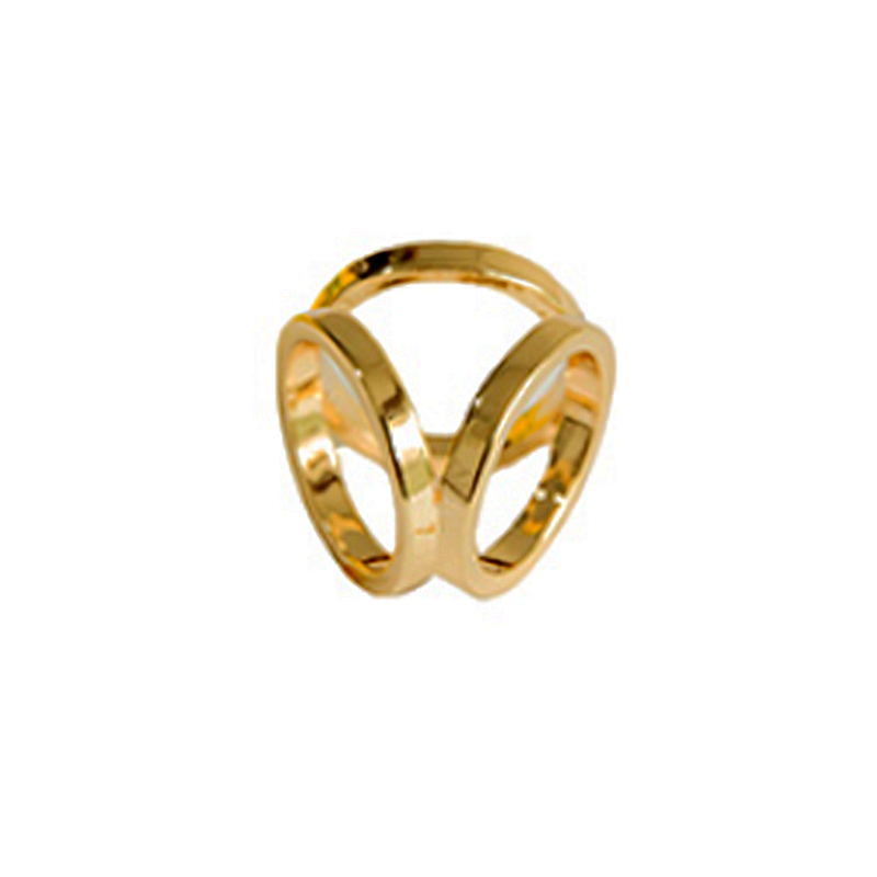 奇美拉仿珍珠花镂空合金胸针