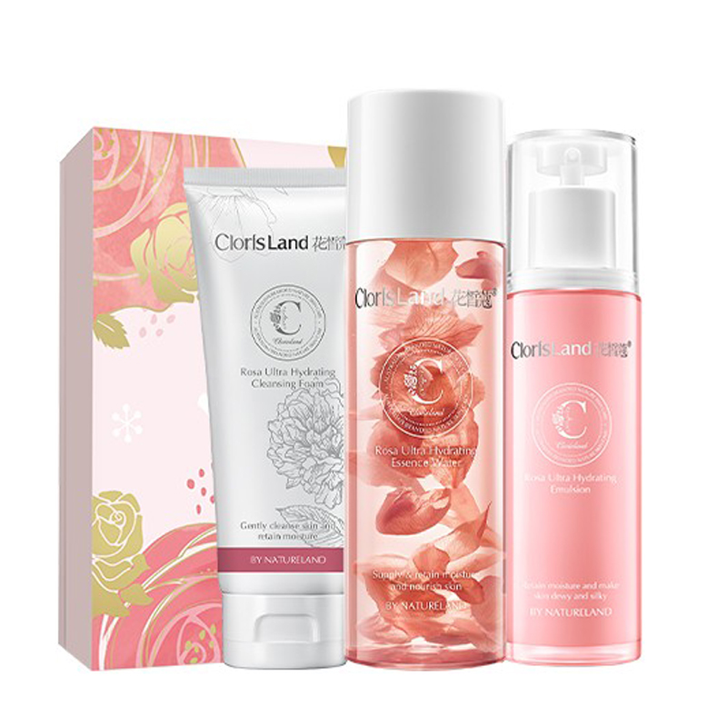 花皙蔻 野蔷薇保湿补水滋润套装
