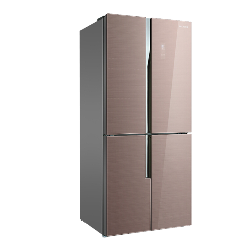 美菱 彩晶玻璃面板冰箱