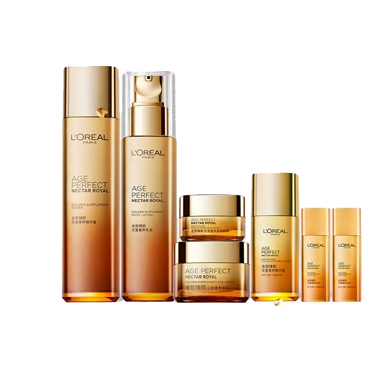 欧莱雅 金致臻颜花蜜护肤套装