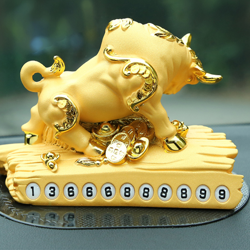 一车一友 招财牛 汽车摆件