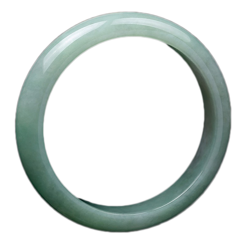 金一翡天然细糯种翡翠手镯