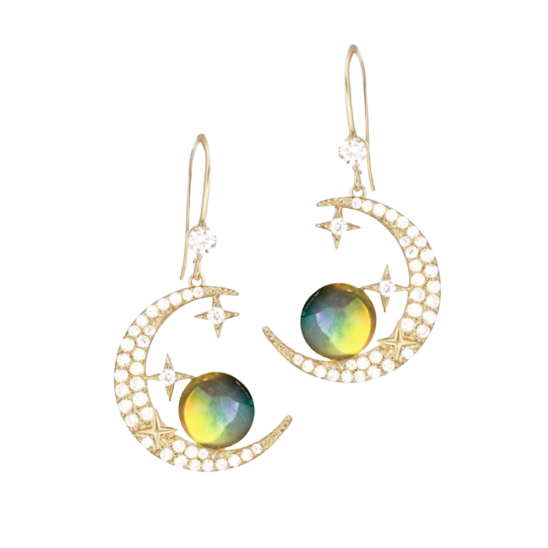 special 星月水晶耳饰