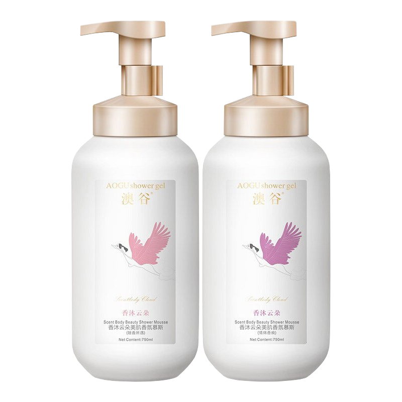 澳谷 花弹情绵香痕慕斯沐浴露