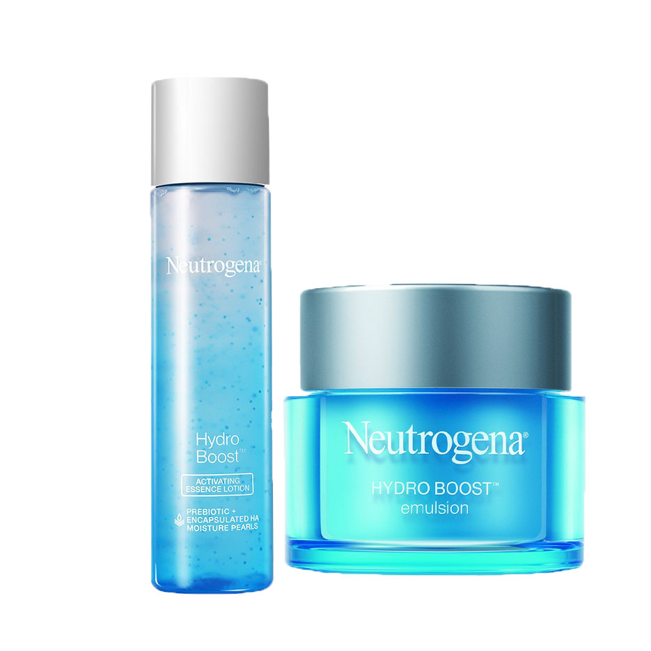 露得清 全新水活盈透精华套装