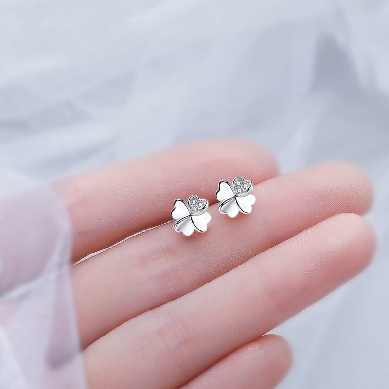 沉鱼落雁 四叶草时尚耳饰