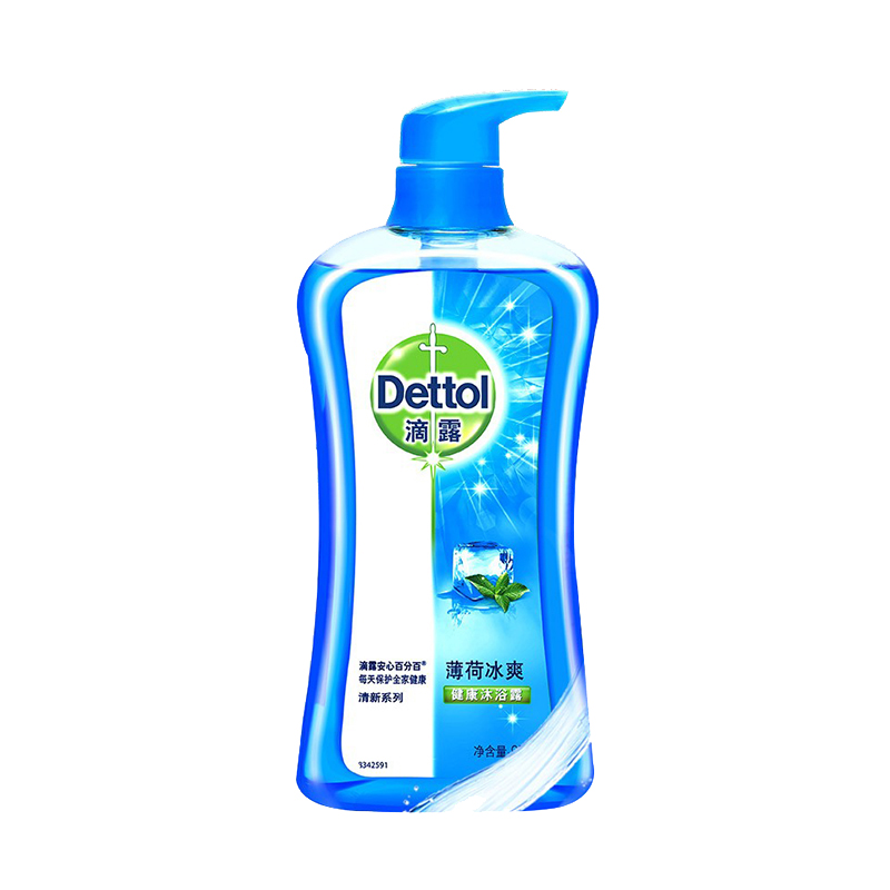 滴露 健康薄荷冰爽沐浴露