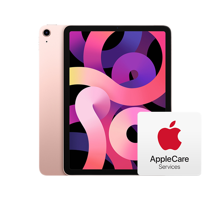 Apple 玫瑰金属色电脑