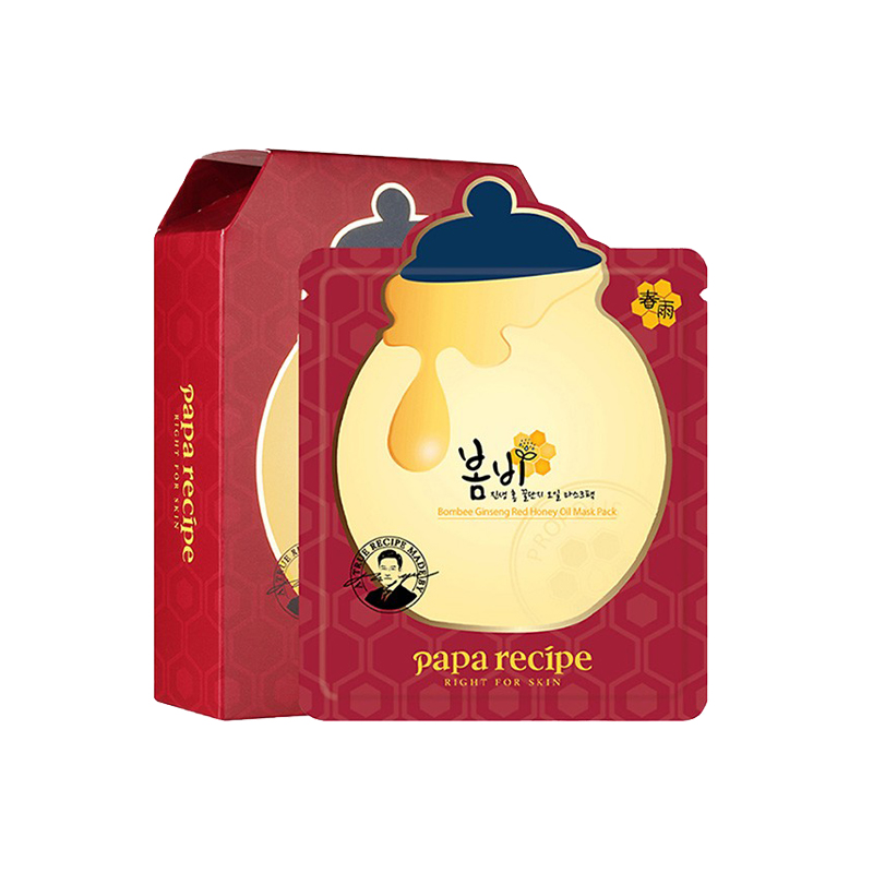 春雨 红参蜂蜜精油补水面膜