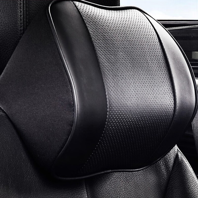 五福金牛 头层牛皮护颈头枕